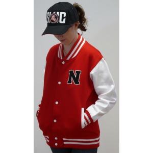 Veste Mixte Teddy - Rouge & Blanche