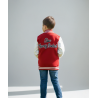 Veste Enfant Teddy - Rouge & Blanche