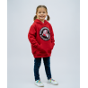 Sweat à Capuche Enfant Blason Bouclette - Rouge