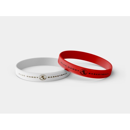 Bracelet en silicone rouge